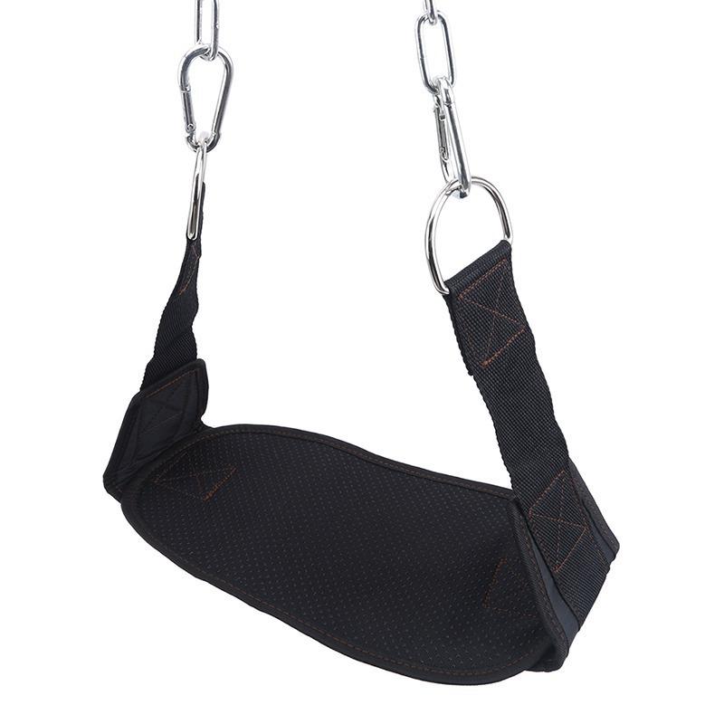 Thick Neoprene Weight Lifting Belt With Chain Dipping Belt For Pull Up Chin Up Kettlebell Barbell Fitness Bodybuilding Gym Belt