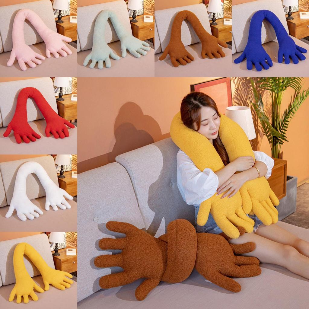 Creative Long Arm Hug Pillow With Soft Plush For Home Comfort And Gift