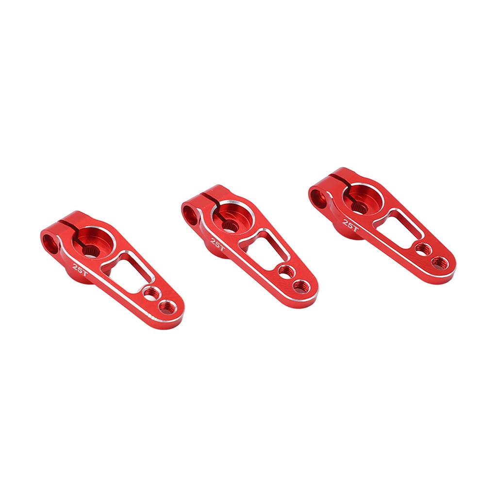 3pcsCelsiusset 25T Steering Servo Arms for 1Celsius10 Remote Control Car Aluminum Alloy Servo Arm