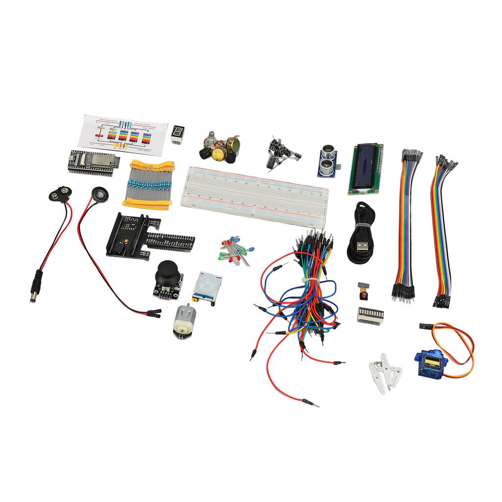 Kit di Apprendimento Motore Passo-Passo Programmabile per ESP32 WROVER Kit di Avviamento con Fotocamera per Istruzione Scolastica