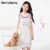 BARRY BANNY Girls' Faux Two-Piece Polka Dot Midi Dress