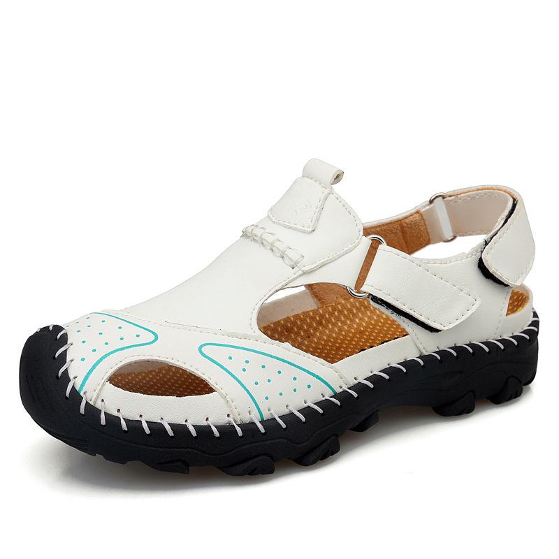 Boys  2022 Summer Sport Sandals: Breathable Mesh Closed-Toe with Soft Sole for Kids 34