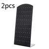2pcs Fashion Portable Earrings Ear Studs Holder Plastic Jewelry Display Holders Earring Showcase Organizer Stand Storage Rack