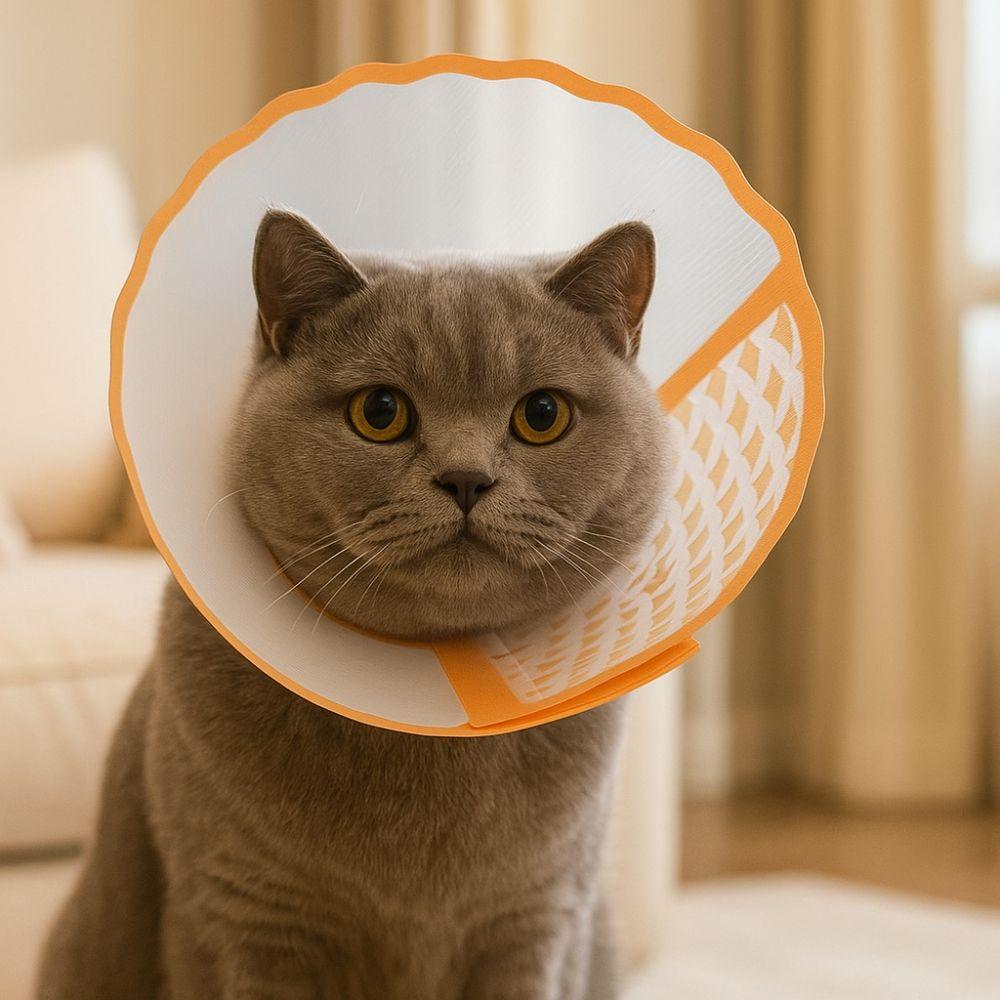 Anti-Chew Cat Elizabethan Collar Adjustable Dog Anti-Bite Collar Cat Protective Collar  Pet Care