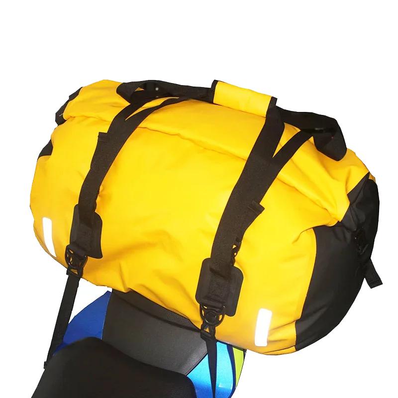 

Водонепроницаемая сумка на заднее сиденье мотоцикла, светоотражающее седло, сухой багаж, уличные аксессуары, универсальные аксессуары для верховой езды, путешествий