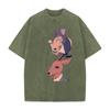 Hot Anime BEASTARS Legoshi Rouis Abbigliamento Uomo Donna T-shirt Casual Cotone Lavato T-shirt Retro Oversize T-shirt Harajuku