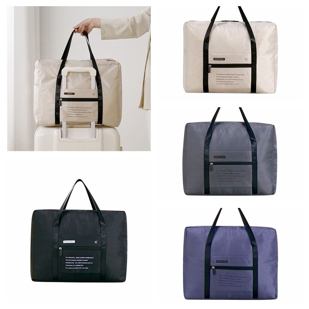 Waterproof Foldable Nylon Travel Bag Multifunctional Fitness Training Bag Hand Luggage Bag  Gym