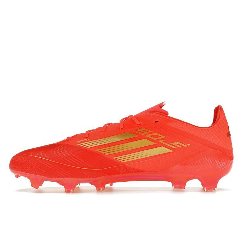 Mo Salah X Adidas Adizero F50 Elite FG Two Horizons Men Sneakers Red Solar-Red Gold-Metallic IG9114