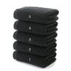 5 piece 100% Cotton Black Face Towel No Fading Bath Towels Large Men's Beach Towel for Hotel Corporate Gift DropShip Available