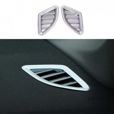 Dashboard Side Outlet Vent 2018-22 Cover Trim Matte Silver For BMW 5 Series G30