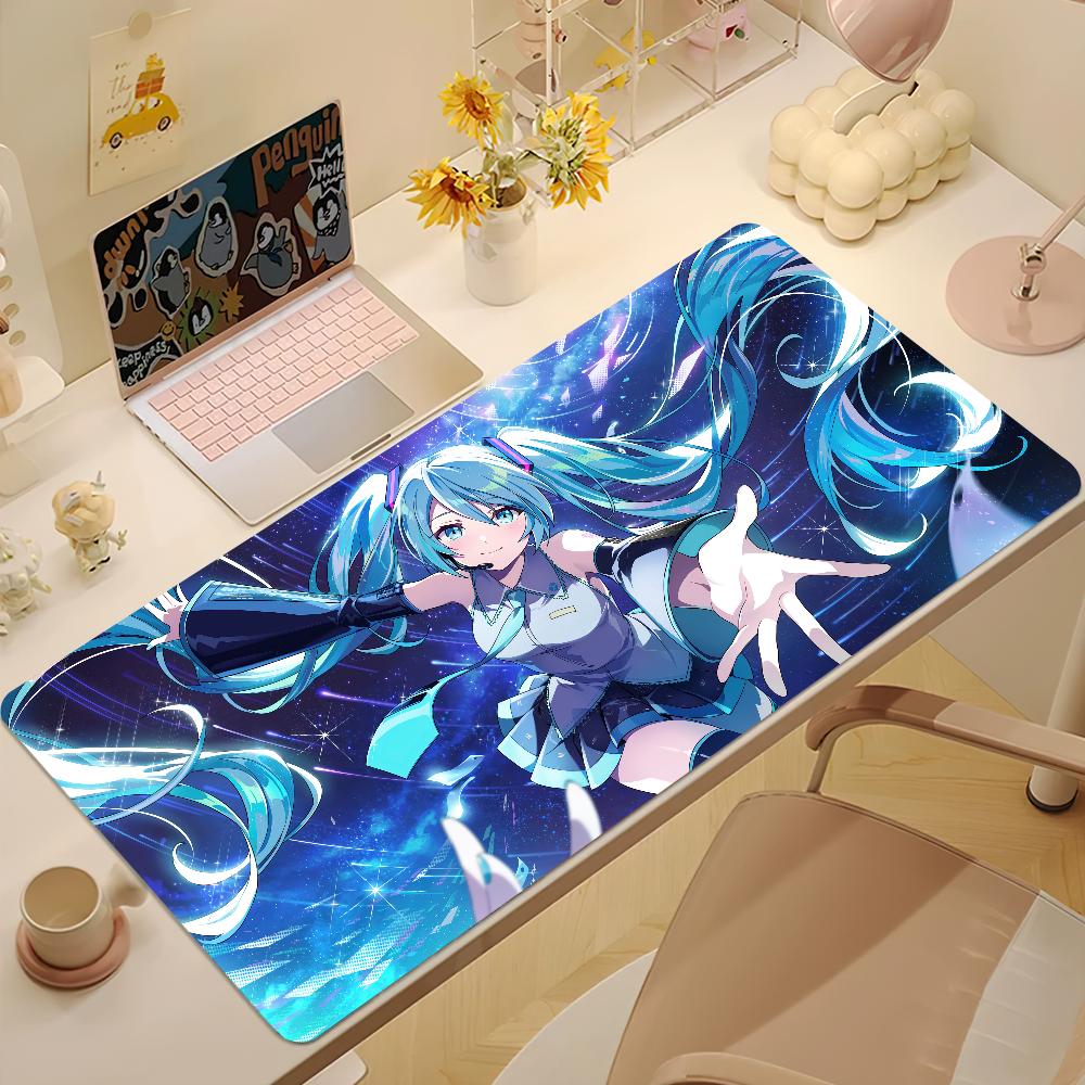 Virtual Japanese MMiku Kawaii Cute Mouse Pad NonSlip Thickened Mousepad Large Writing Lockedge Office Student Gaming Cushion