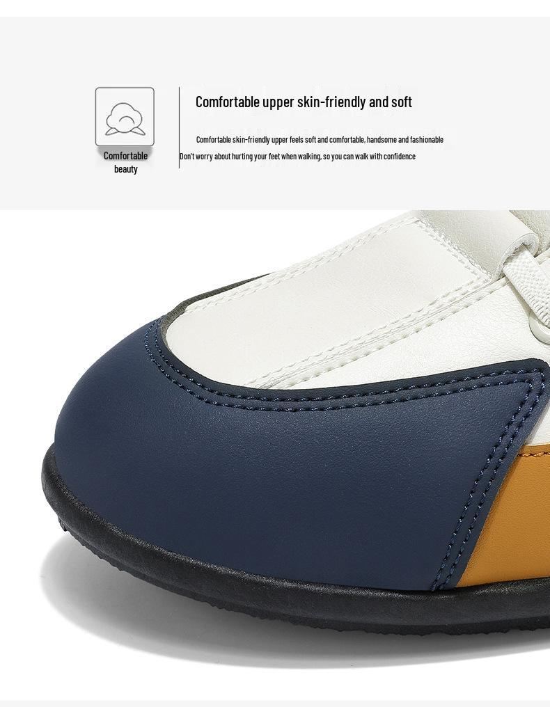 Spring 2026 Men's Versatile Low-Top Casual Leather Loafers - Youth Fashion Sports Trend