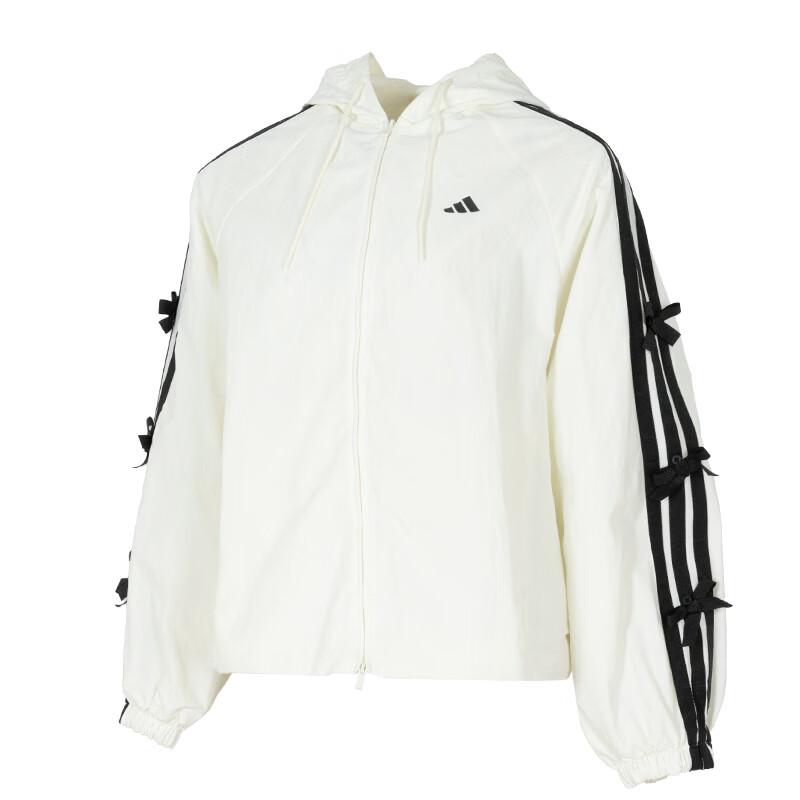 adidas Women's Woven Hooded Mesh-Lined Jacket