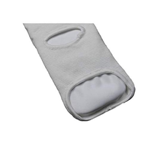 Isami Leg Ankle Knee Martial and MMA L-227 & Support, White, Foot, Shin, Support, Arts, Karate, Kickboxing, (FREE)