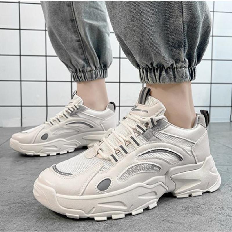 Pánské sportovní běžecké boty ležérní tenisky prodyšné boty na platformě pro muže síťované pohodlné tenisky pánské zapatillas hombre