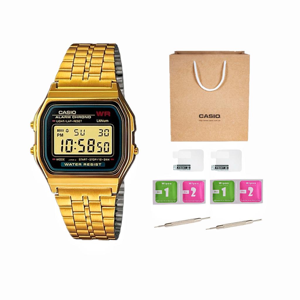 Casio Men YOUTH Black Watch A159WGEA-1D A159WGEA-1D