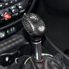 For Mini Cooper F54 F55 F56 F57 F60 Real Carbon Fiber Gear Shift Knob Cover Decorative Interior Retrofitting Car Accessories