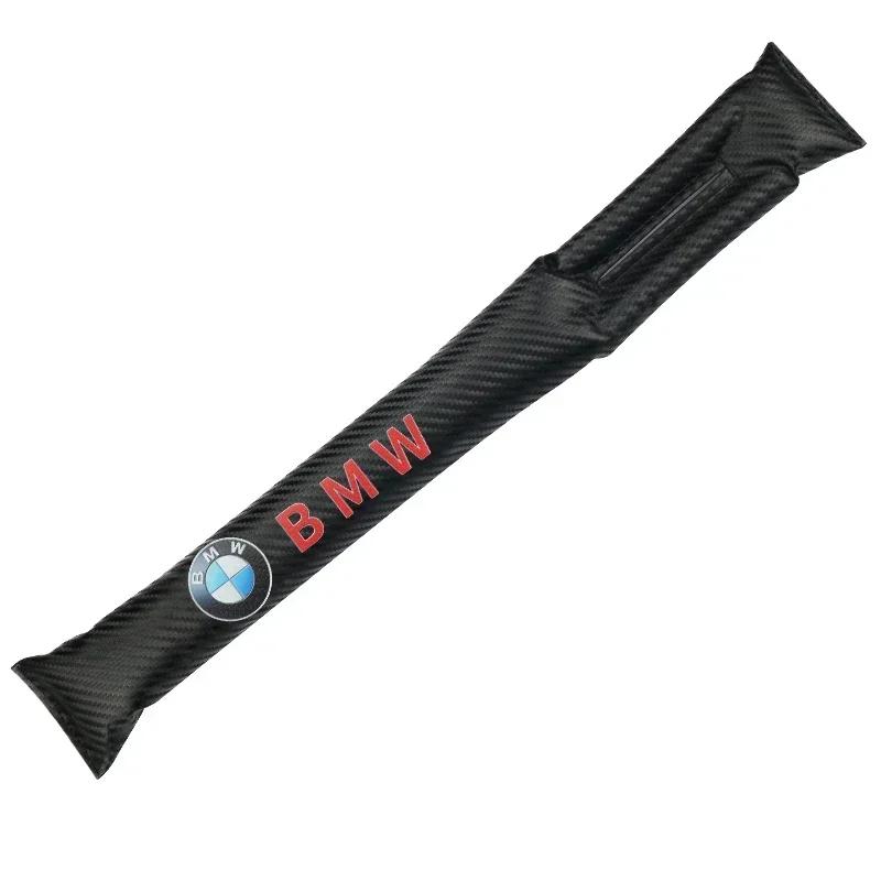 

2025 Hot 1pcs Car Seat Crevice Gap Stopper PU Leather Leakproof Protector car seat cover pad For BMW M E39 E36 E60 E90 E46 F30 X