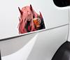 Anime Car Sticker Vinyl Decal Waterproof for Car Window Bumper Motorcycle Helmet  Style Scratch Resistant Exterior Decor