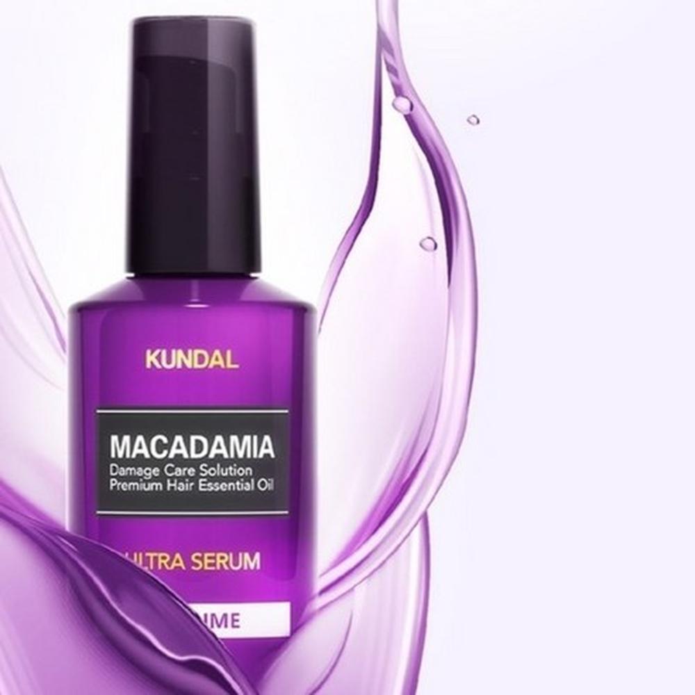 KUNDAL Ultra Serum Hair Essence Baby Powder Scent 100ml – Fragrance Care, Shine Boost, Korean