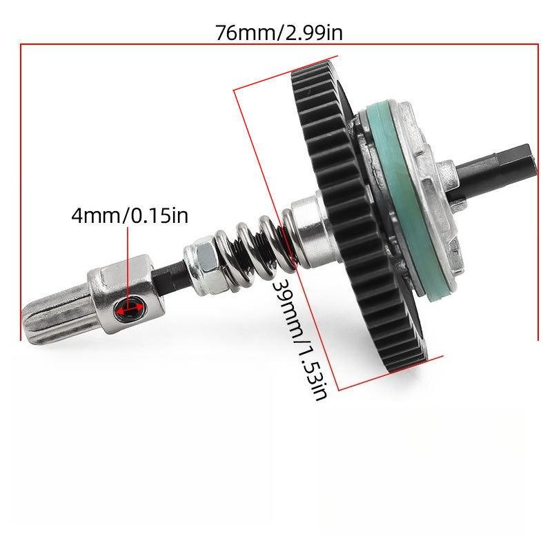 Slipper Clutch Assembly for Traxxas Slash Stampede 4X4 Rally Telluride REMO HQ727 1/10 RC Car Parts