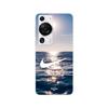 Case - MANIACASE - Huawei P60 Pro - Flexible - Nike Logo - White - Sea and Sun