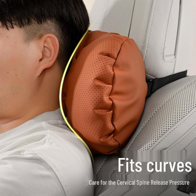 Toyota Car Headrest and Lumbar Support Pillow for Camry, Highlander, Sienna, and Corolla.