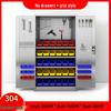WEZHO Heavy-Duty Stainless Steel Tool Storage Cabinet