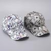 Spring and Summer Polyester Print Casquette Baseball Cap Adjustable Outdoor Snapback Hats for Men and Women 16
