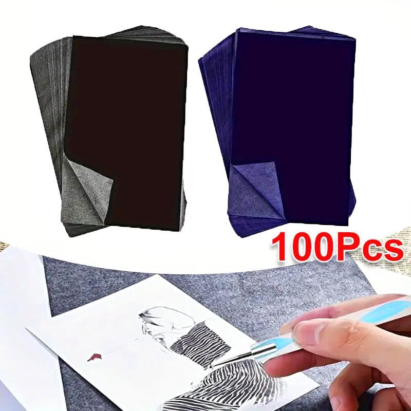 

100 Sheets Graphite Paper Tracing On Wooden Products A4 Artist s Letter Sketch Carbon Paper DIY Graphite Carbon Paper Art Crafts чёрный