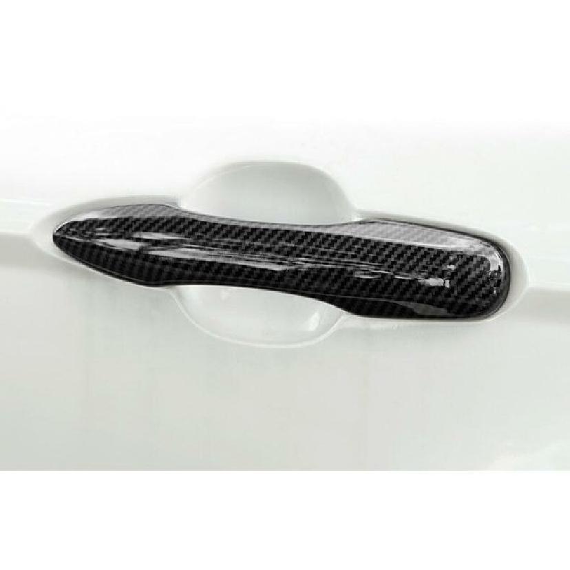 For Toyota Corolla Hatchback Carbon Fiber Style Car door Handle Cover Trim