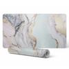 Anti-slip Protective Desk Mat with Marble Waves Graphic 90x45 Cm
