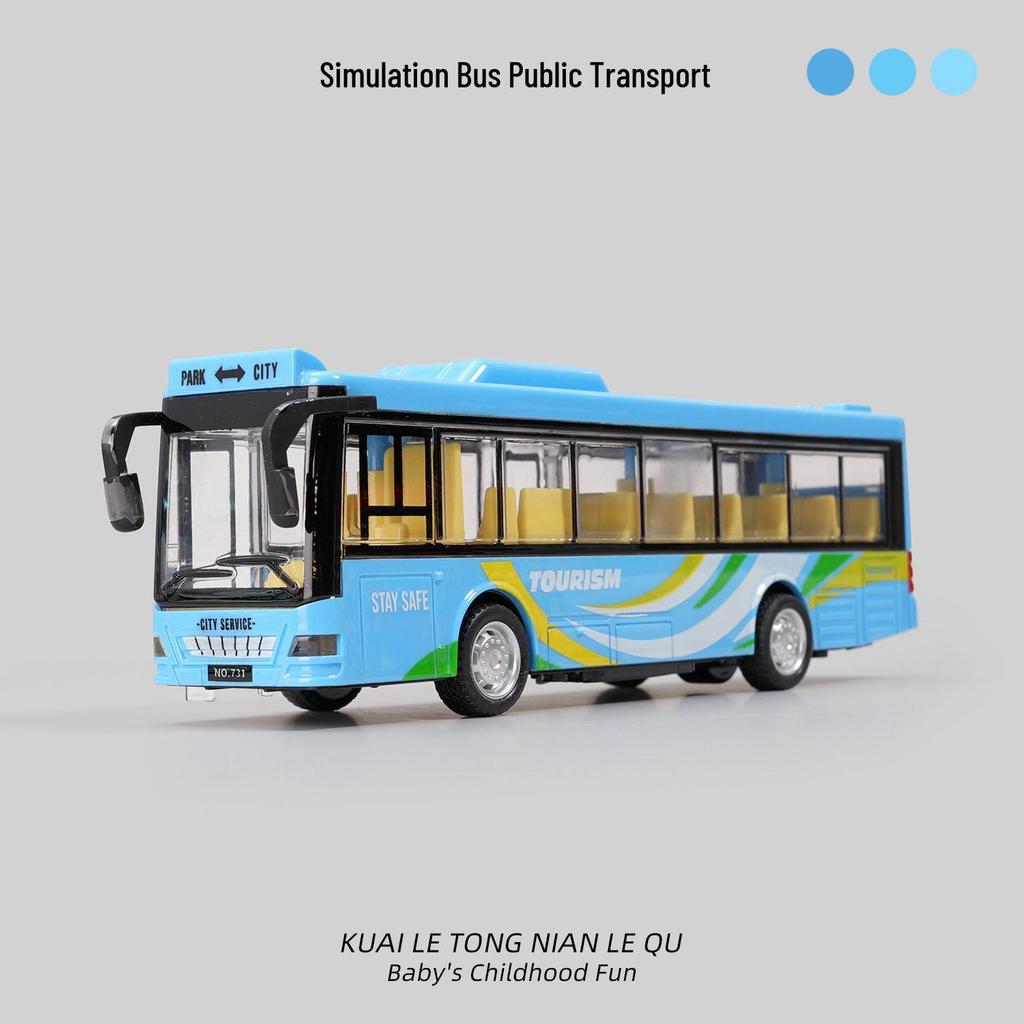 Children's Double-Decker Bus Toy: Convertible Police/Sightseeing Model with Openable Doors, Sound, Light & Inertial Motion