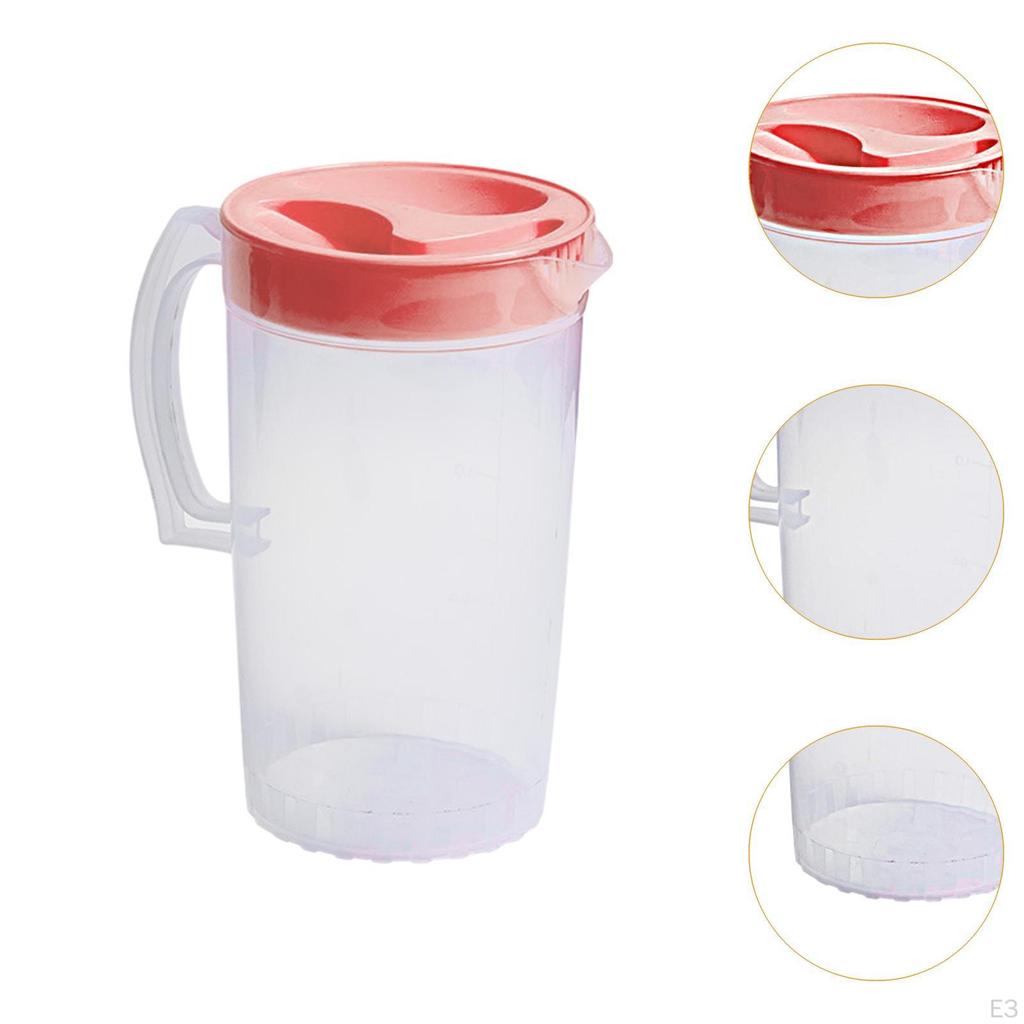 2.2L Carafe with Spout, Water Jug Handle for Milk And Juice in Fridge