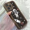 JT53 Astronautas Enamorados Phone for iPhone 17 Pro Max Samsung S26 A17 A07 Xiaomi 15T Redmi Note 14 Pro Plus Soft TPU Case Cover