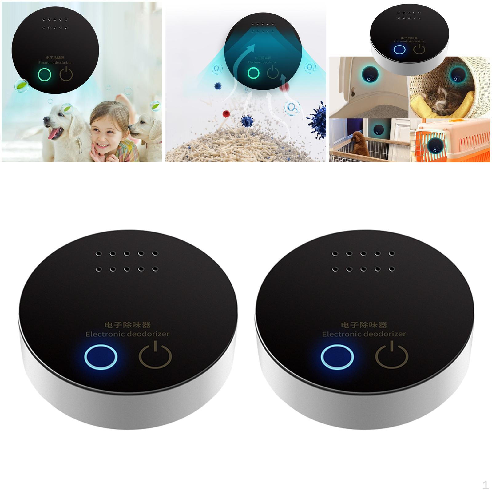 

2x Electric Pet Odor Purifier Eliminator for Bathroom Wardrobe Portable