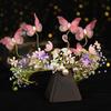 Butterfly Pearl Headpiece Imitation Pearl Girl Crown Flower Child Crown Kid Hair Hoop  Daily Wear