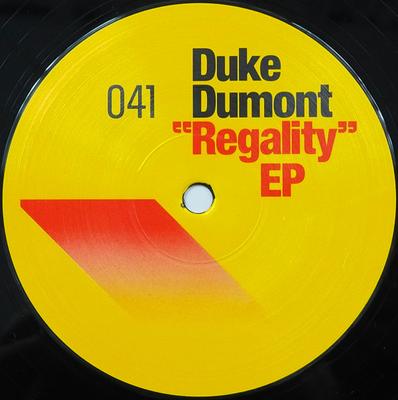 12inch Record DUKE DUMONT - Regality EP TURBO041 Turbo 2007 Canada Dance & Electronica Used