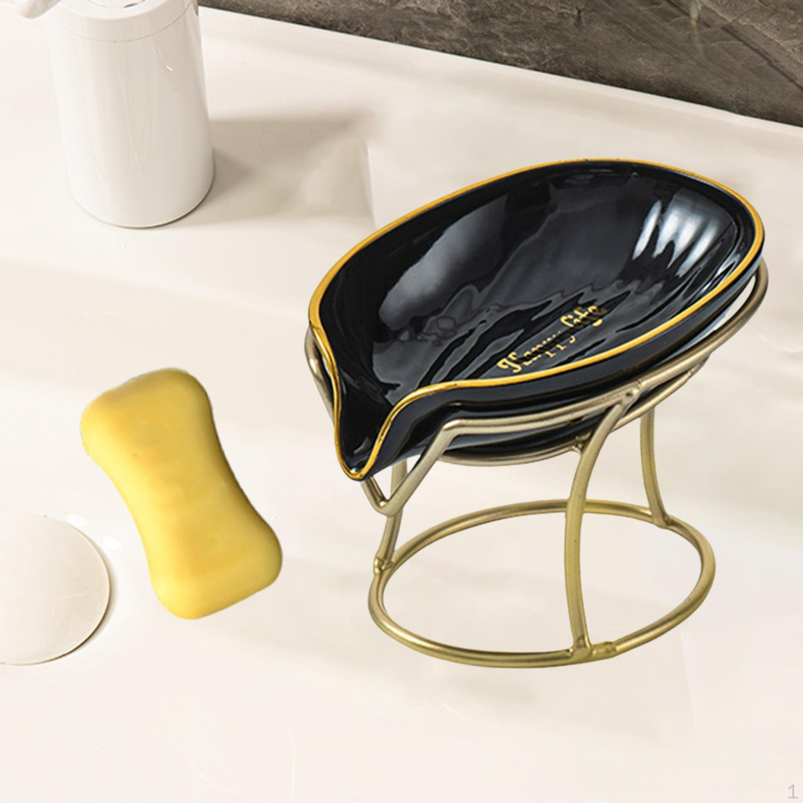 

Мыльница для ванной комнаты, тарелка для хранения, контейнер, самосливная коробка для ванны, столешница, душевая кабина Black