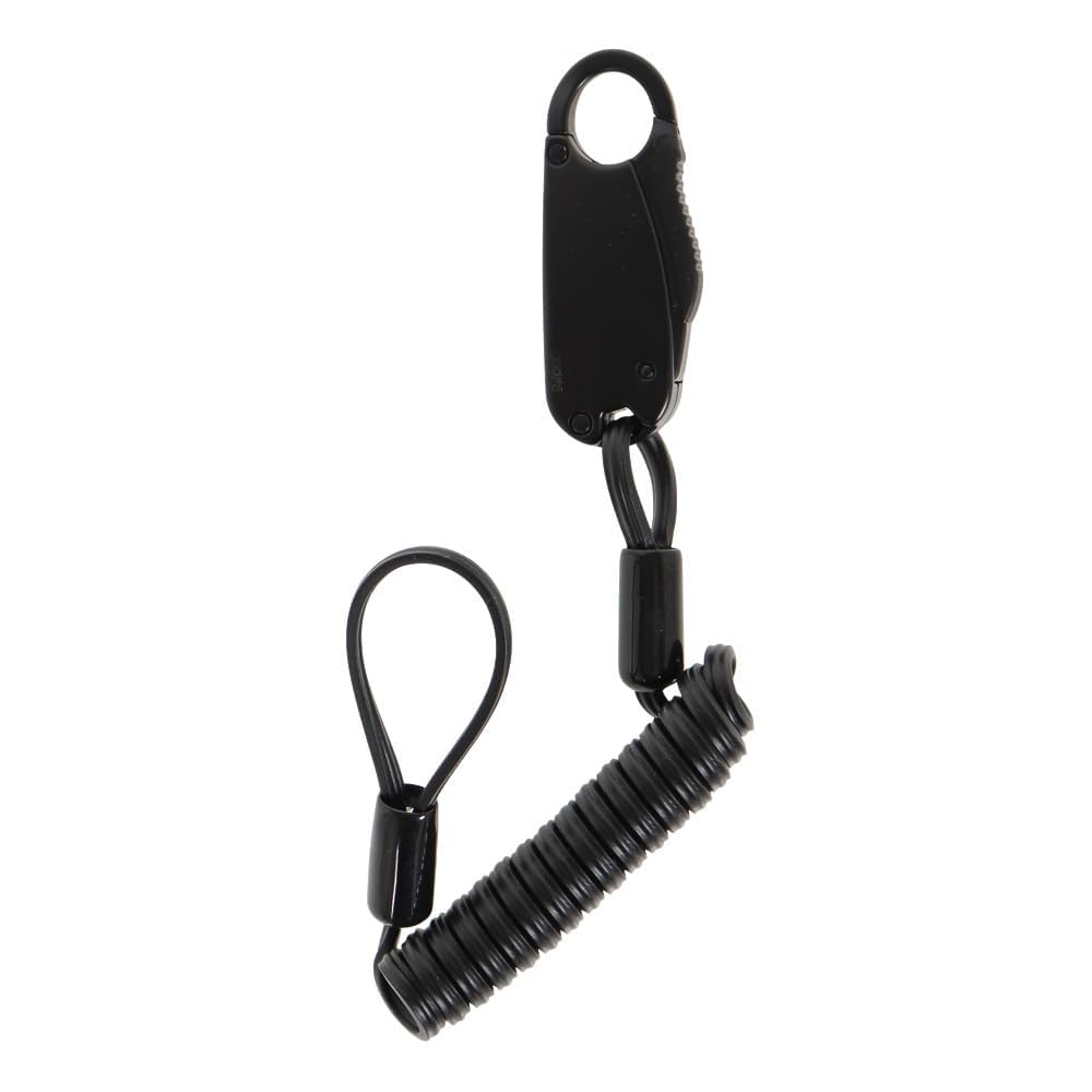 Crops MINI Memory Foam Cable Wire Lock 2mm Double x Q-BIRO 900mm, 3-Digit Dial, SPD04-BR90-31 (Indigo Blue)