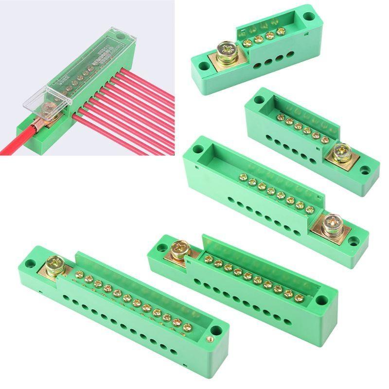  1-in 12-out Junction Box Splitter Terminal Block Plastic Wire Connector Durable