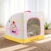 SoftSided Pet House Padded Cooling Transparent Window for Dogs, Cats, Indoors S Yellow