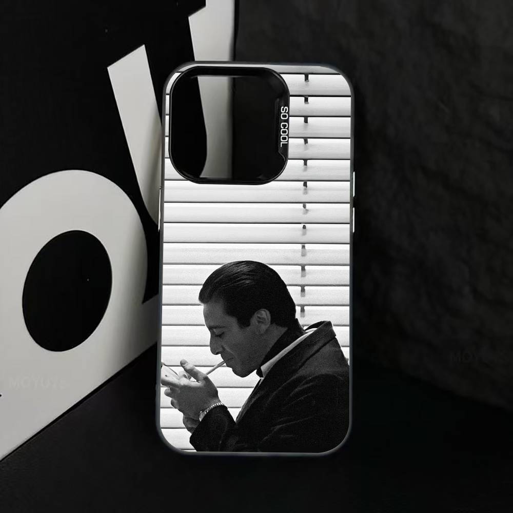 

God-father Pacino Phone Case For iPhone 17,16,15,14,13,12,11 Plus,Pro Max,XS,Colorful Silver Black Cover iPhone11PROMAX