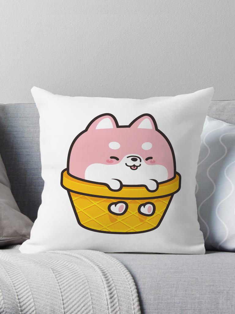 Cushion Cover Decorative Pillowcase Cute Animal Square Throw Pillow for Bed Sofa Home Decor