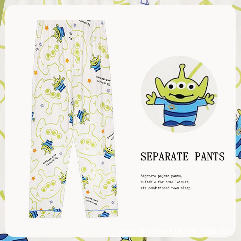 Women's Cartoon Cute Slim Fit Imitation Cotton Pants - Spring, Summer & Autumn Styles