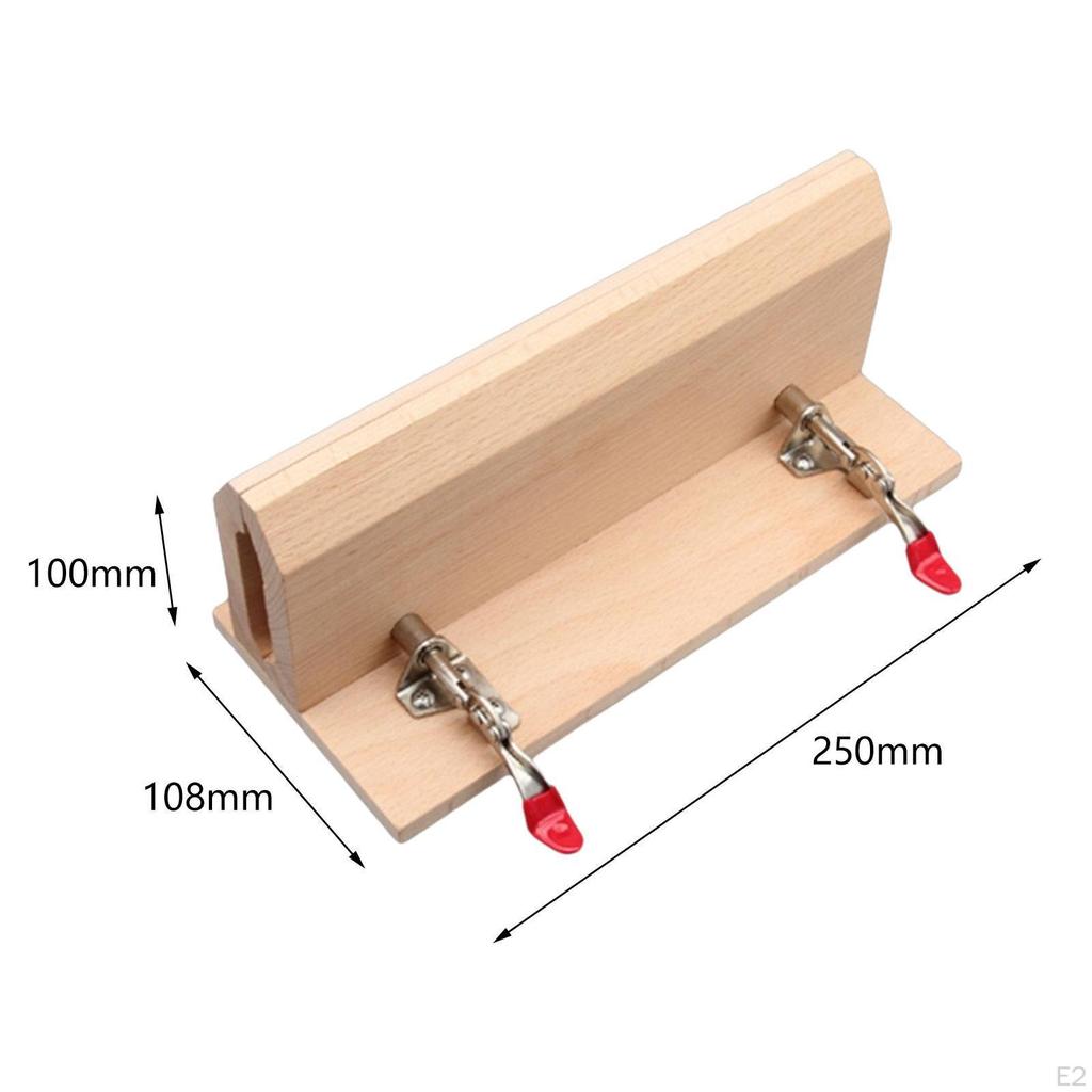 Wood Leathercraft Clamp Wooden Leather Fix Firmly Horizontal Craft DIY Clip Retaining