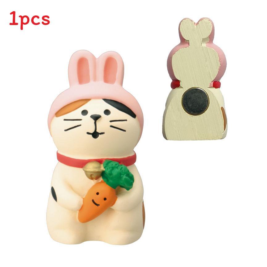 Cat Magnet Fridge Sticker With Strong Magnetic Diy Decor For Kitchen Organization