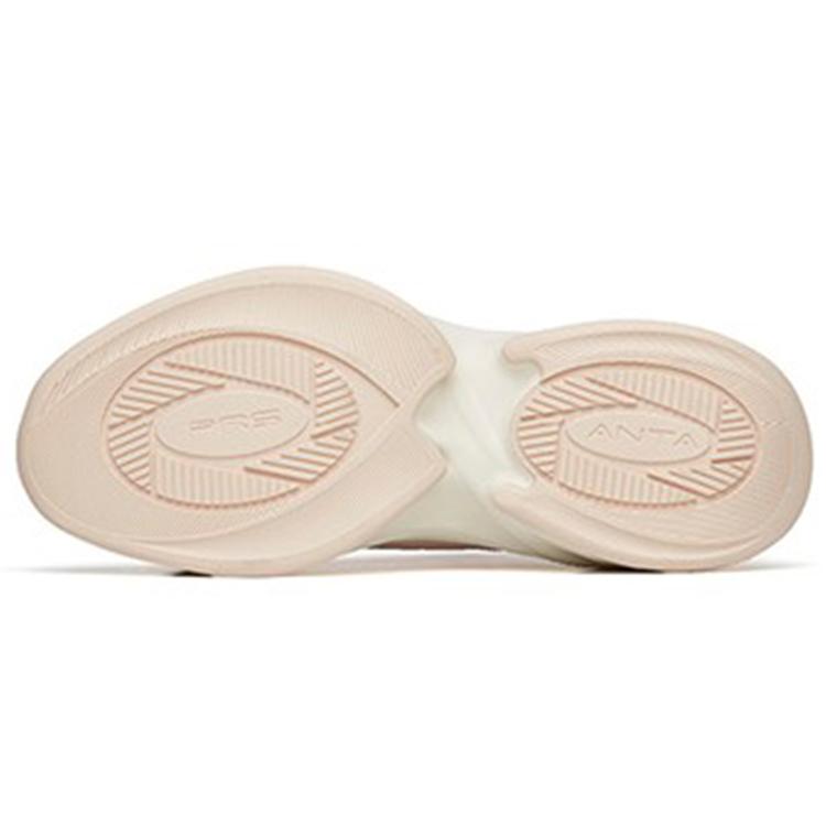 Anta Textile, TPU Cushioning Slip Resistant Abrasion Resistant Low top Training Shoes Women's Brown White 122227756-4