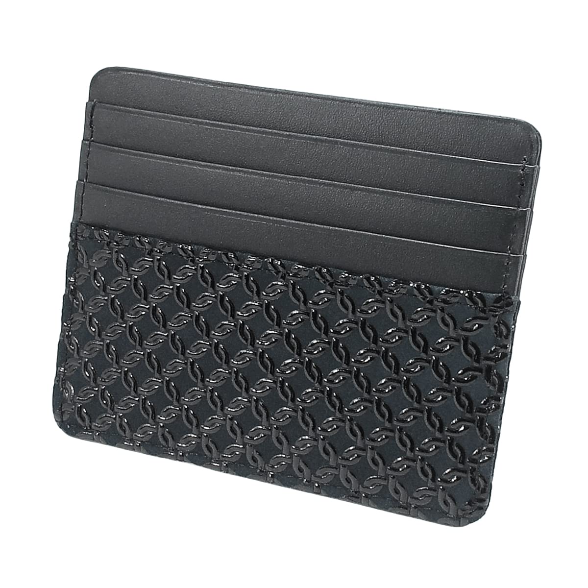 

Inden Card Slim Card Black x Black Small Chain Ring [Indenya] Тримач, футляр, тонкий, оленяча шкіра, лак, 2530-01-177 чорний