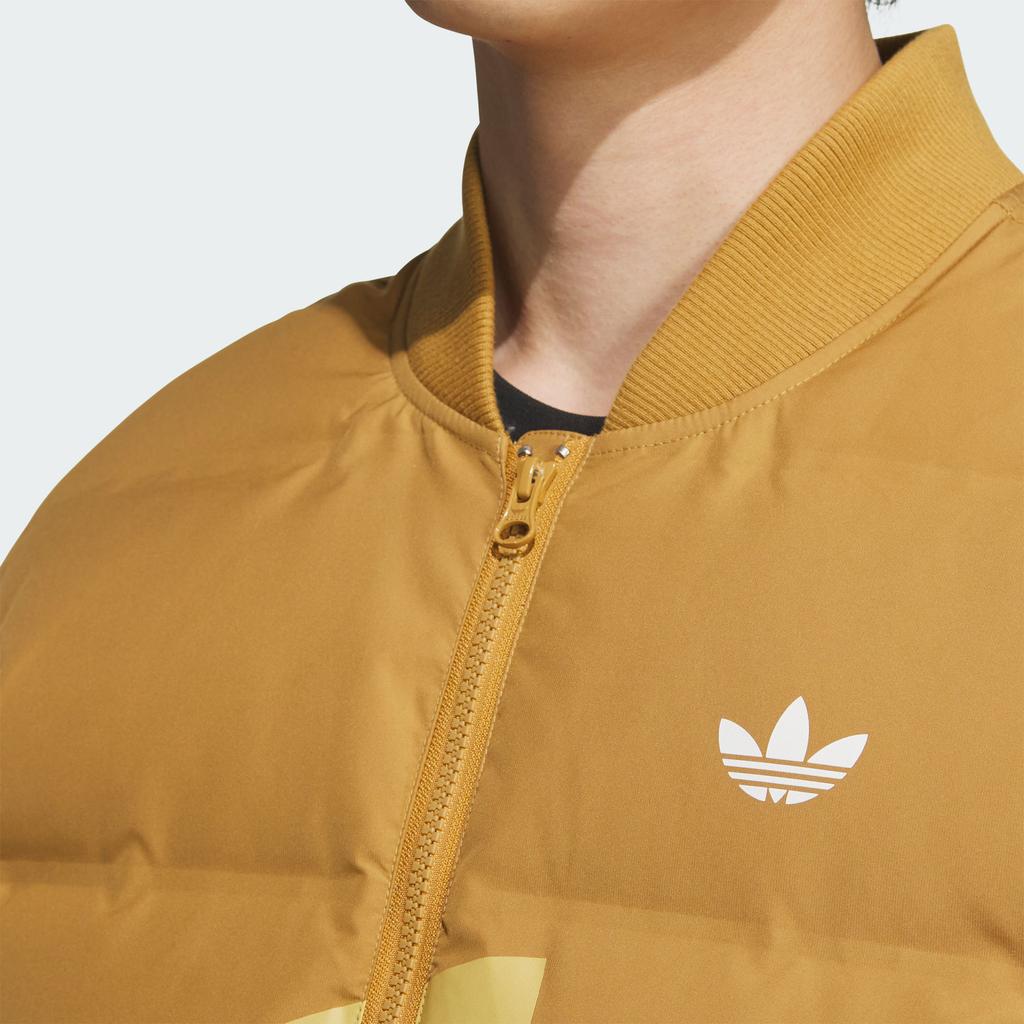 Adidas Originals Chillax Lwd Comfortable Casual Warm Versatile Down Jacket Unisex Outerwear Light-Brown JL8411